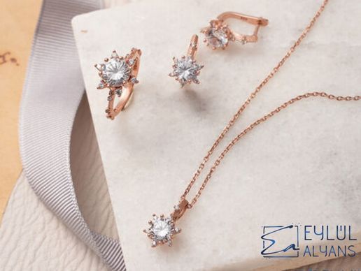 Paris Modeli Gümüş Mini Set 